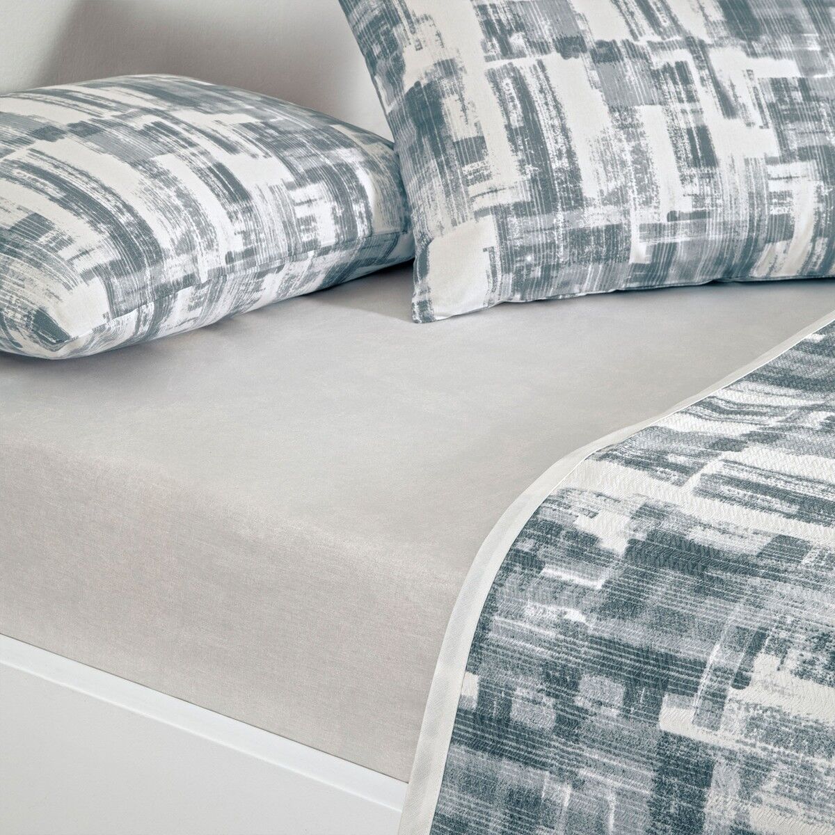 TAÇ JAMİE ÇİFT KİŞİLİK PİKE TAKIMI GRİ