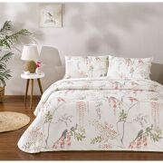 TAÇ FİESTA TEK KİŞİLİK PİKE TAKIMI PEMBE