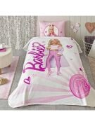 TAÇ BARBİE LİGHT TEK KİŞİLİK PİKE TAKIMI LİSANSLI