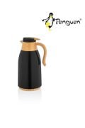 PENGUEN CAM TERMOS 7005 DÜZ SİYAH-GOLD