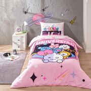 TAÇ BT21 TEK KİŞİLİK LİSANSLI NEVRESİM TAKIMI