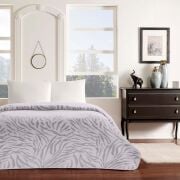 TAÇ ZOE TEK KİŞİLİK POLYESTER BATTANİYE GRİ