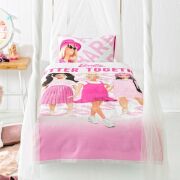 TAÇ BARBİE BETTER TEK KİŞİLİK LİSANSLI PİKE TAKIMI