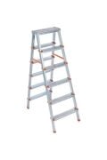 SARAYLI 6+6 ÇİFT TARAFLI METAL MERDİVEN 1206