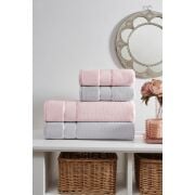 ÖZDİLEK BRİGHT BEST SET GRİ-PEMBE