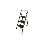 SARAYLI HARDY 3LÜ PRATİK METAL MERDİVEN SİYAH