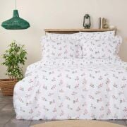 KARACA HOME SILVIE KIRMIZI FIRFIRLI ÇİFT KİŞİLİK NEVRESİM TAKIMI