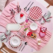 KARACA AMORE 8 PARÇA 2 KİŞİLİK KAHVALTI TK. KIRMIZI