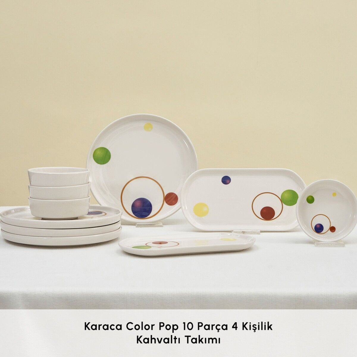 KARACA COLOR POP 10 PARÇA KAHVALTI TAKIMI