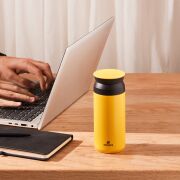 Karaca Rainbow Yellow Paslanmaz Çelik Termos 350 ml SARI