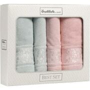 ÖZDİLEK CAMELLİA BEST SET SU YEŞİLİ-PEMBE