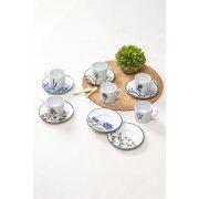 PORLAND FLOWER GARDEN 6 KİŞİLİK ÇAY FİNCANI TAKIMI