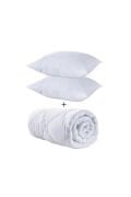 Çift Kişilik Microfiber Yorgan(195x215) + 2 Adet Yastık