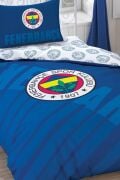 TAÇ FENERBAHÇE LACİVERT LOGO TEK KİŞİLİK NEVRESİM TAKIMI LİSANSLI