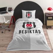 TAÇ BEŞİKTAŞ SOCCER TEK KİŞİLİK PİKE TAKIMI LİSANSLI
