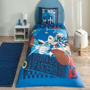 TAÇ SONİC CLASSİC TEK KİŞİLİK LİSANSLI NEVRESİM TAKIMI