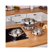 KARACA KUZİNA 8 PARÇA TENCERE SETİ