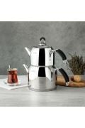 NEHİR MAXİ MODERN ÇELİK ÇAYDANLIK TAKIMI
